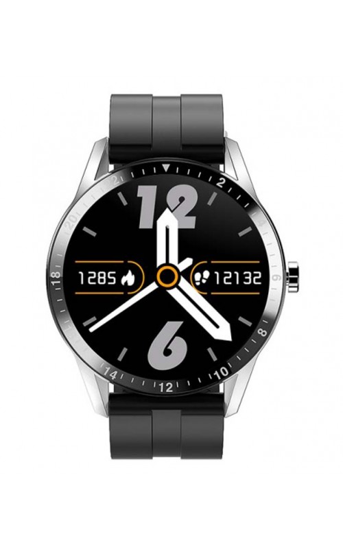 Ρολόι Χειρός 3GUYS 3GW3024 Smartwatch Black Cilicone Strap